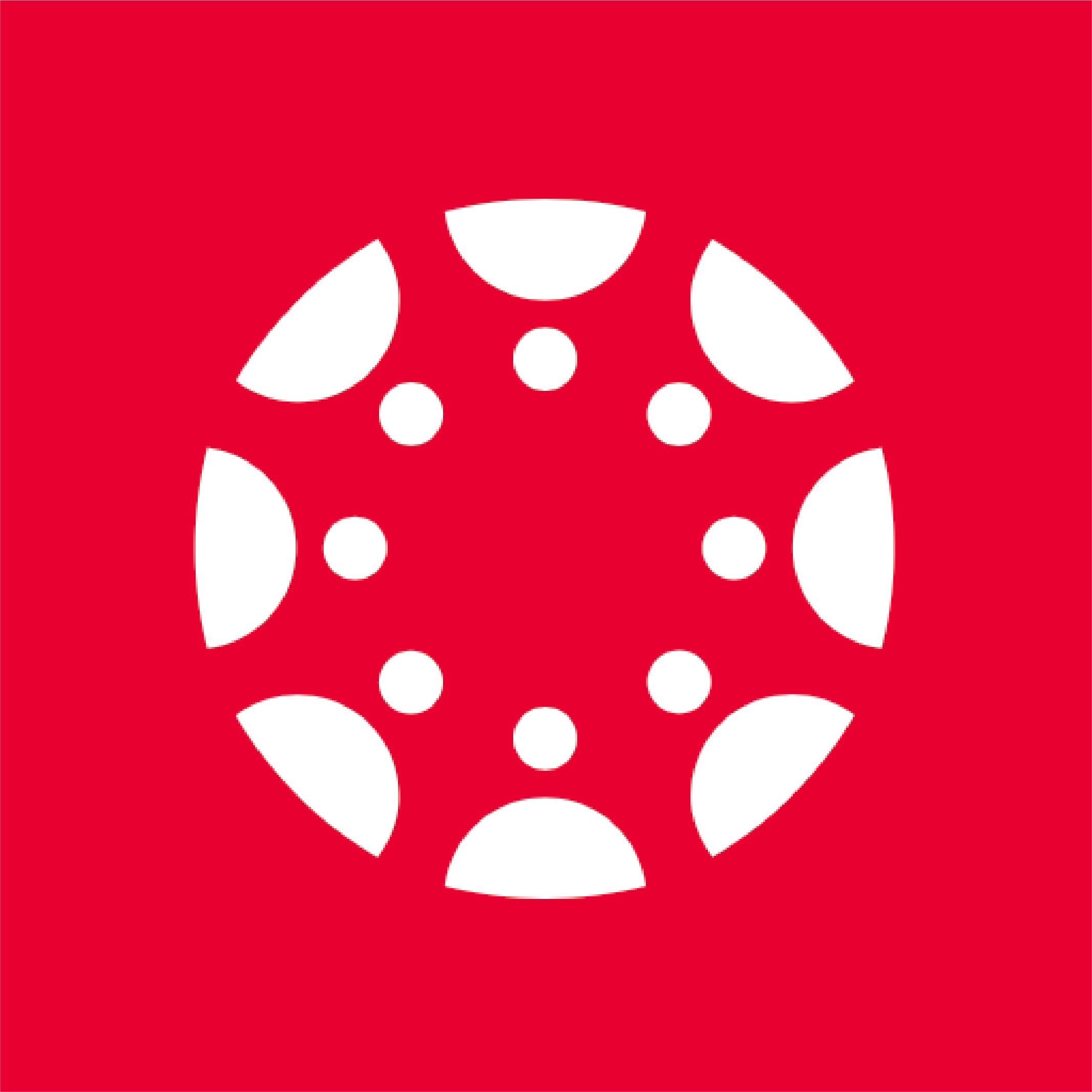 Canvas Logo on Red Background